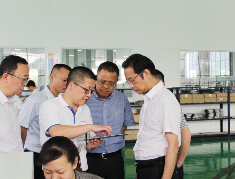 黄荆国、李文副市长一行来我公司视察指导工作